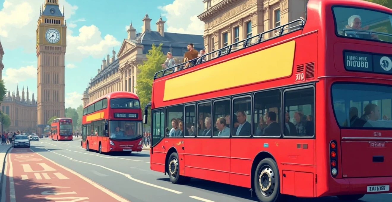 Hop-On Hop-Off London buses