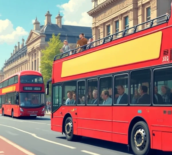 Hop-On Hop-Off London buses